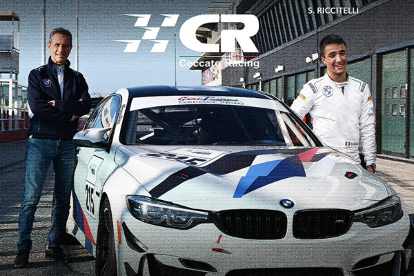 BMW M4 in gara nel trofeo DTM 2021 con il talento emergente Simone Riccitelli